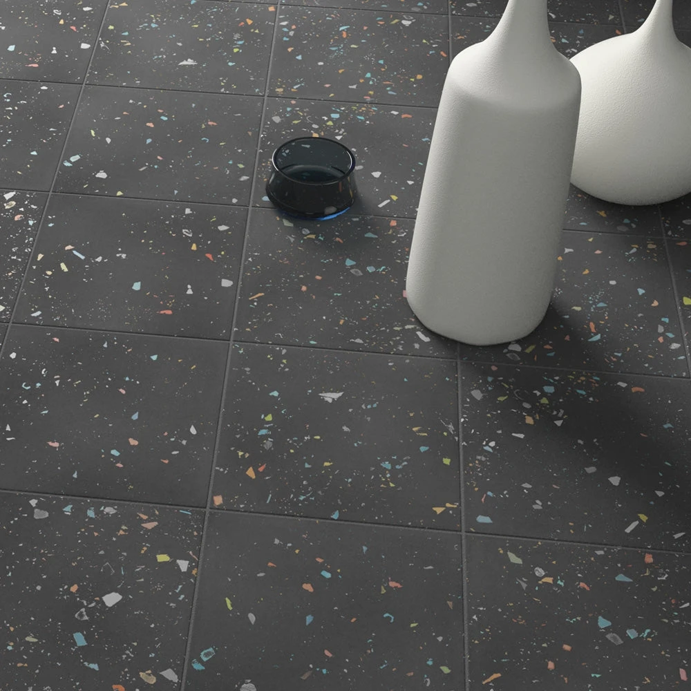 Tutti Frutti Dark Terrazzo Tile 2 Tutti Frutti Dark Terrazzo Tile - Image 2