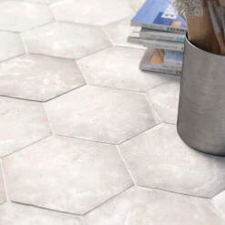 Croft White Hexagon Tile