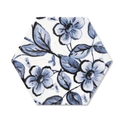 Porto Blue Hexagon Tile 10 Porto Blue Hexagon Tile -Kitchen Store 23216 1 1