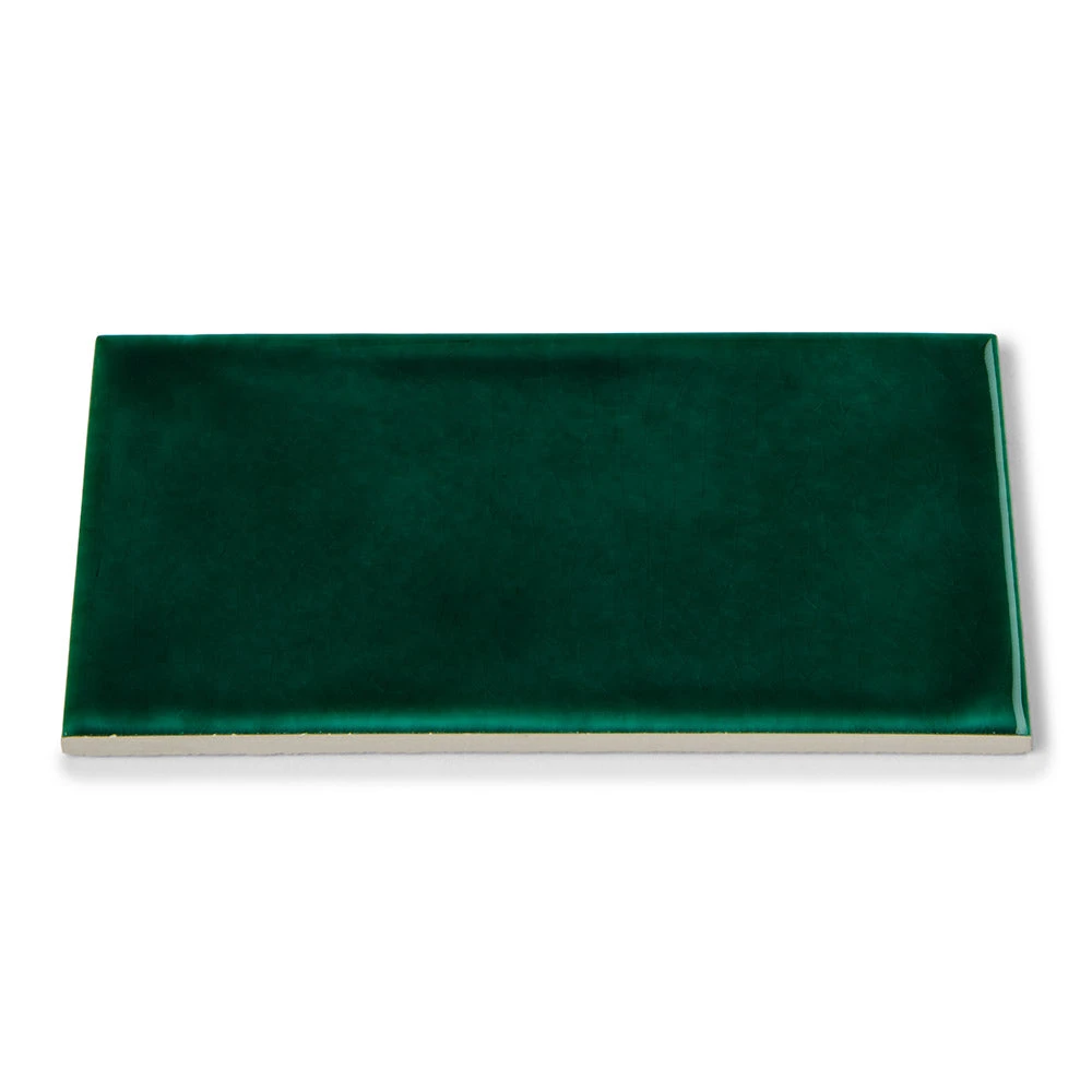 Crackle Bottle Green Wall Tile 3 Crackle Bottle Green Wall Tile - Image 3