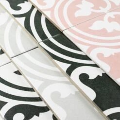 Abbey Decor Pink Floor Tile 7 Abbey Decor Pink Floor Tile -Kitchen Store Abbey Decor All