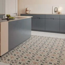 Ashford Mix Patterned Tile -Kitchen Store Ashford Mix 02