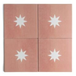 Aurora Pink Patterned Tile