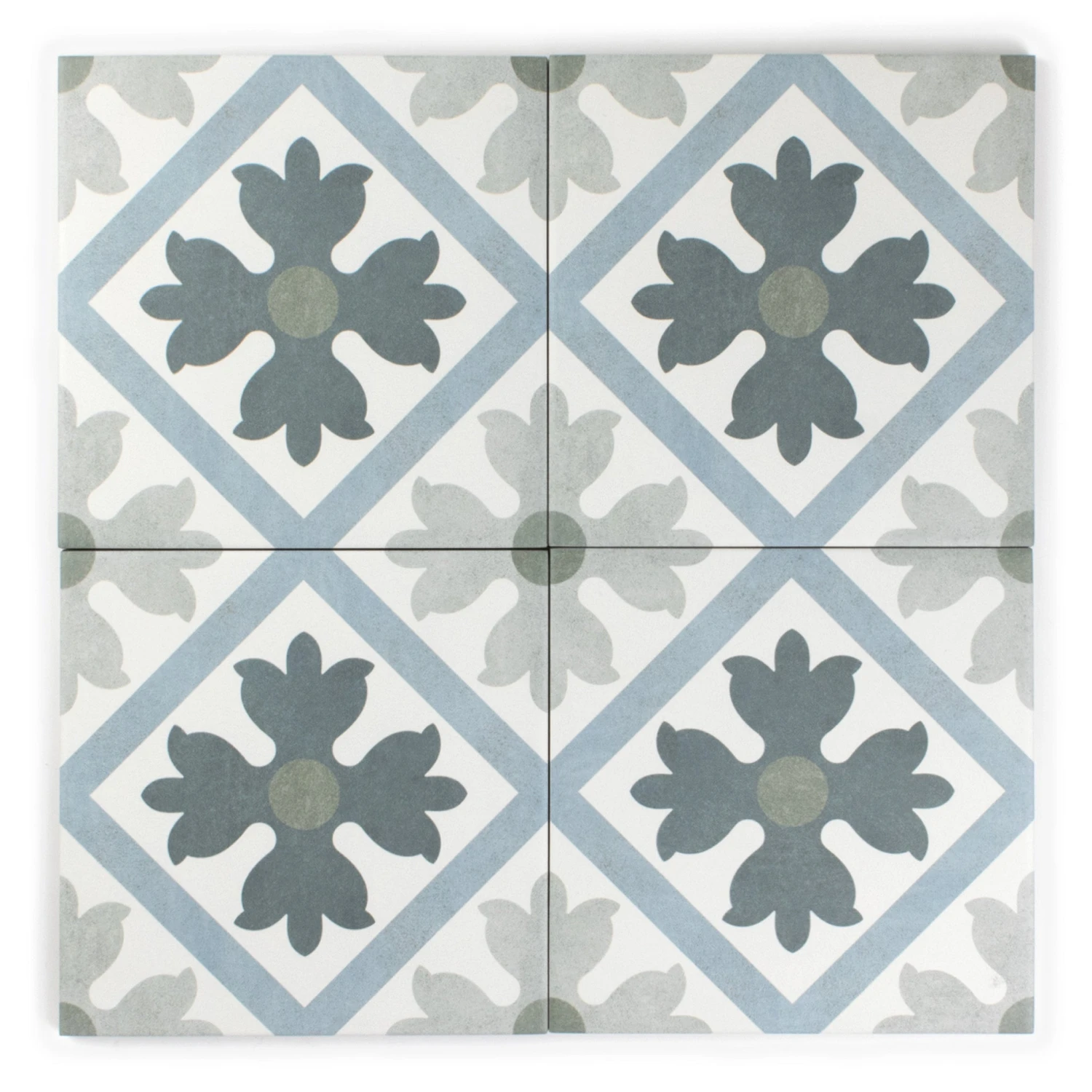 Bella Blue Pattern Tile 1 Bella Blue Pattern Tile