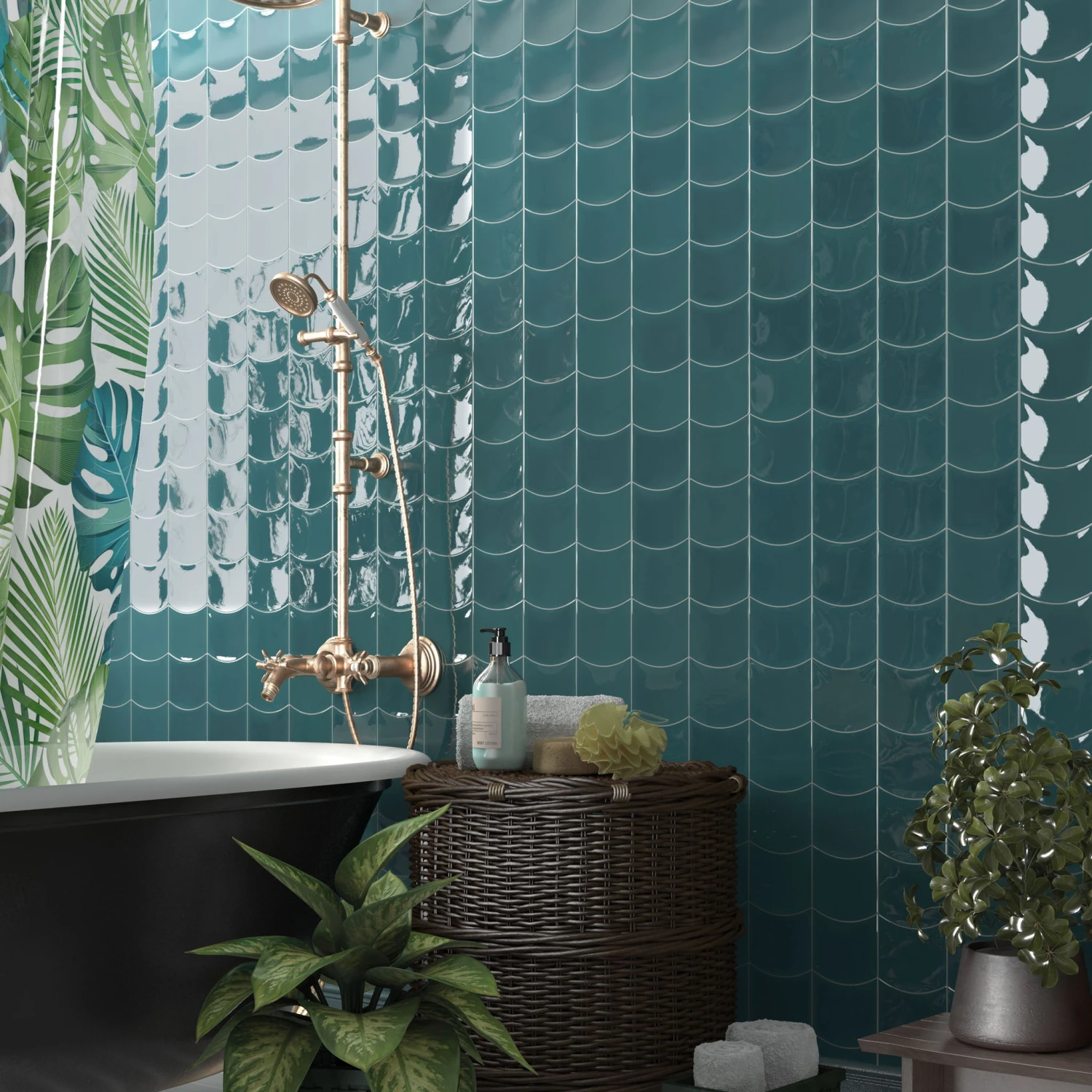 Bondi Teal Wall Tile 1 Bondi Teal Wall Tile