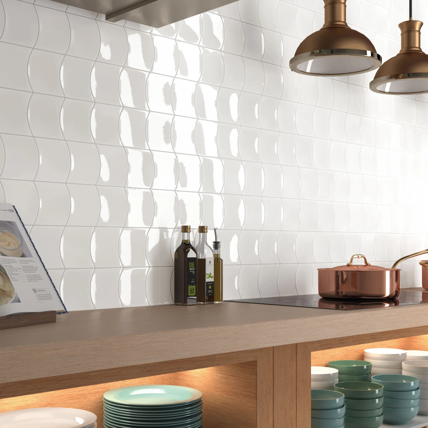 Bondi White Wall Tile 3 Bondi White Wall Tile - Image 3