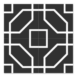 Byron Black Decor Floor Tile -Kitchen Store Byron Black Decor 08 281684e3 57a6 46da 8eae 18b811319cee