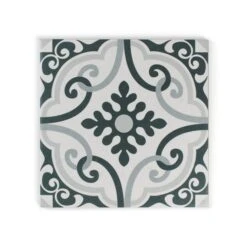 Casablanca Black Patterned Tile 6 Casablanca Black Patterned Tile -Kitchen Store Casablanca Black 06