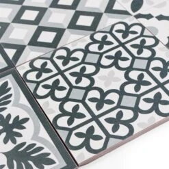 Casablanca Black Patterned Tile 7 Casablanca Black Patterned Tile -Kitchen Store Casablanca Black 07