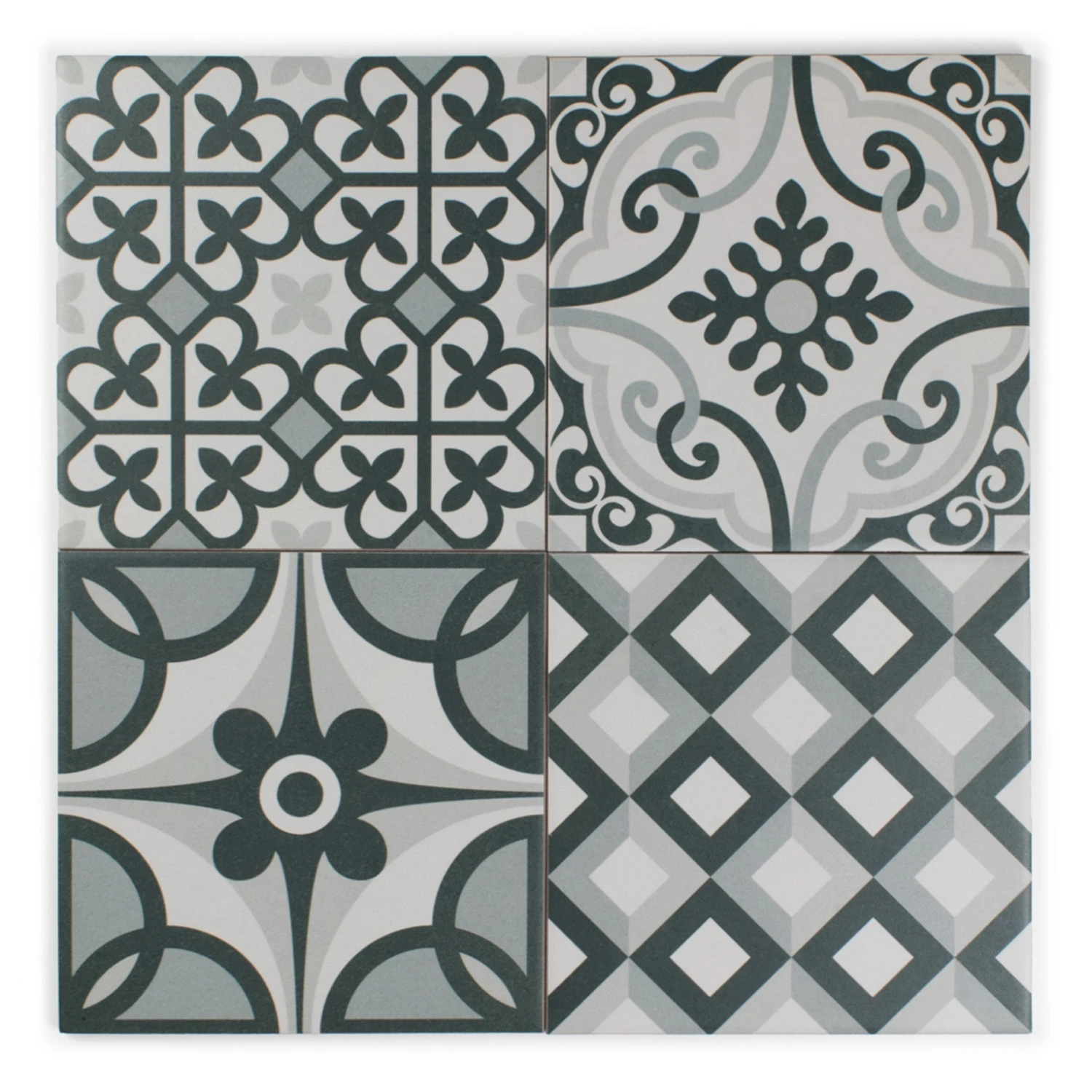 Casablanca Black Patterned Tile 1 Casablanca Black Patterned Tile