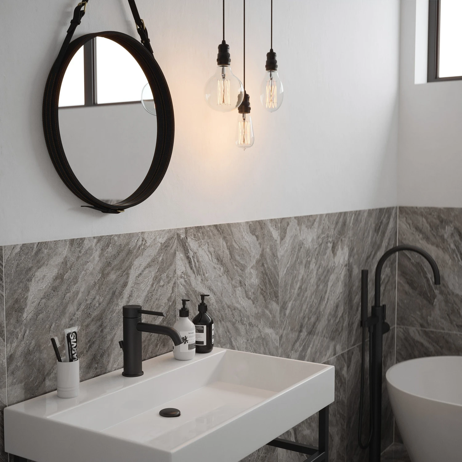 Destiny Grey Polished Tile 4 Destiny Grey Polished Tile - Image 4