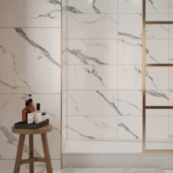 Destiny White Polished Tile 9 Destiny White Polished Tile -Kitchen Store Destiny White Polished 30x60 03