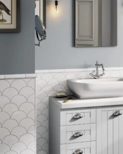 Drops White Wall Tile 8 Drops White Wall Tile -Kitchen Store DropsWhite2