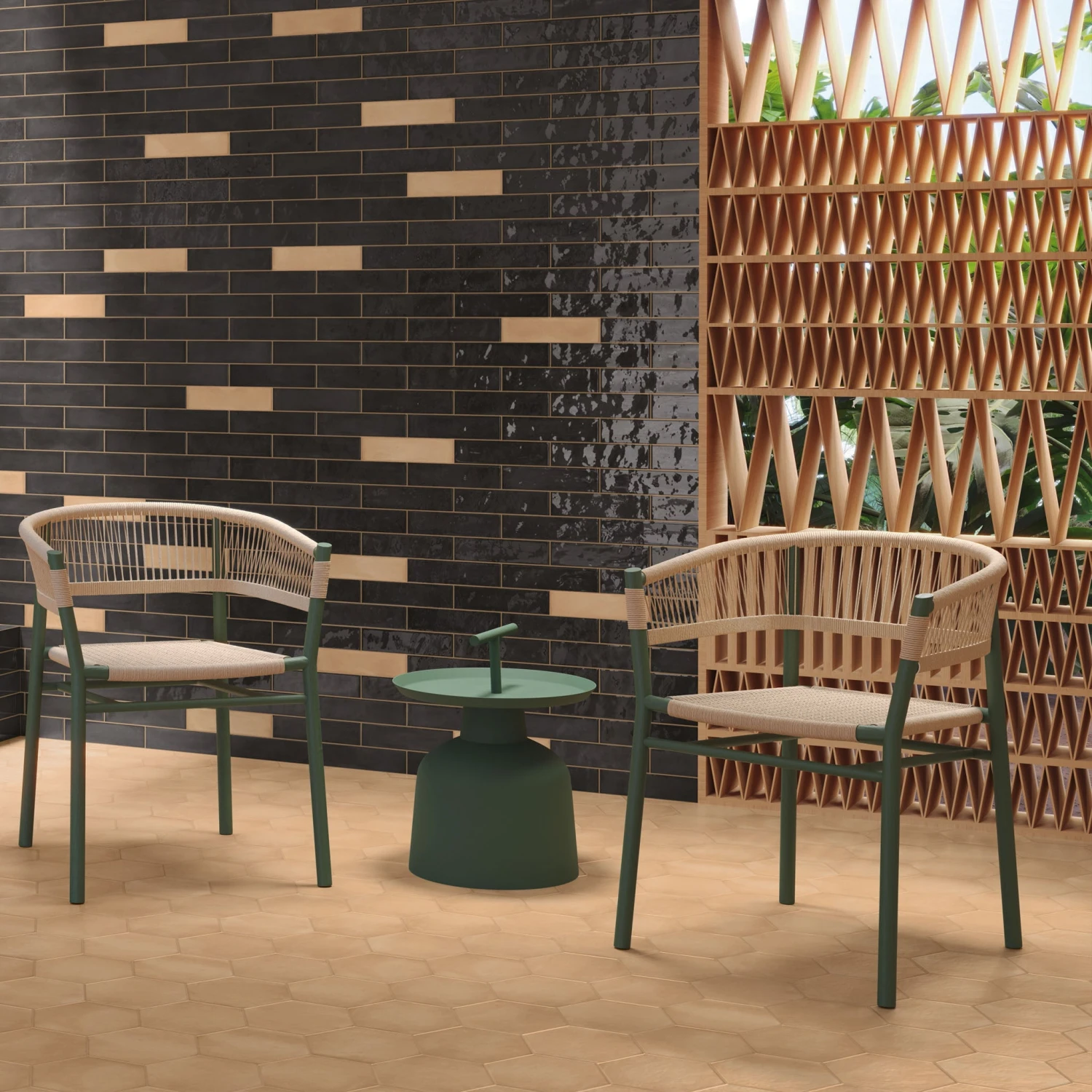 Fireclay Light Hex Tile 2 Fireclay Light Hex Tile - Image 2