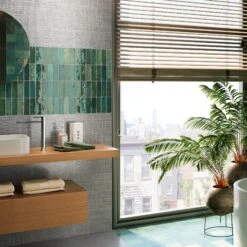 Folk Green Wall Tile 9 Folk Green Wall Tile -Kitchen Store Folk Green 04