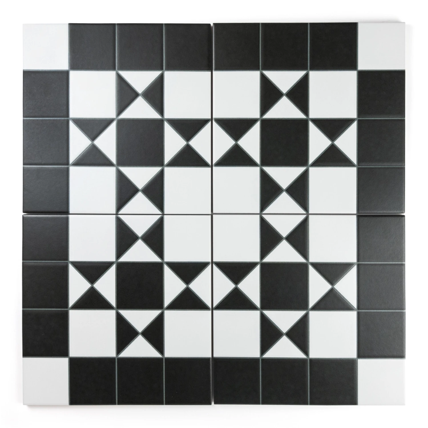 Harlow Black Patterned Tile 1 Harlow Black Patterned Tile