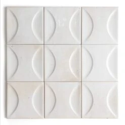 Heath White Decor Wall Tile