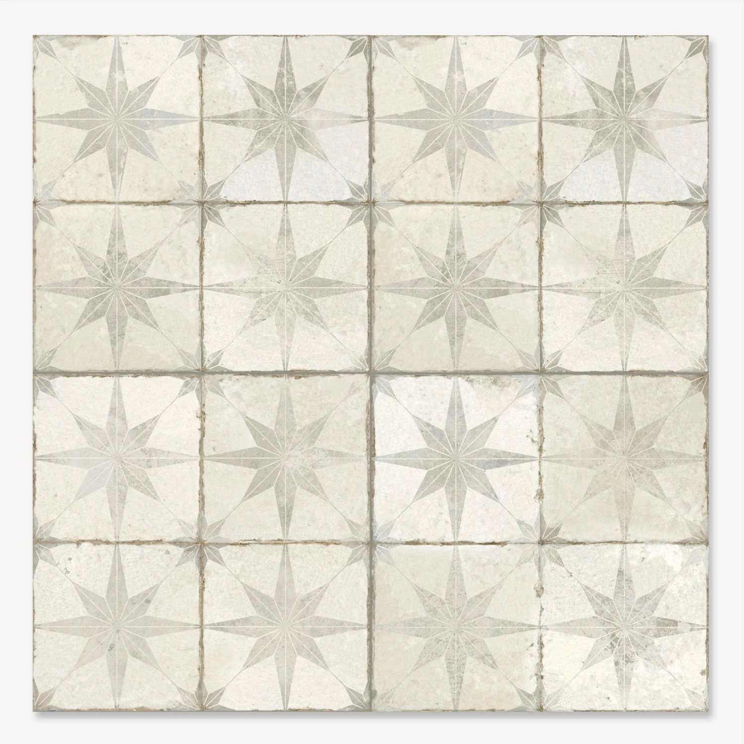 Heritage Star White Patterned Tile 5 Heritage Star White Patterned Tile - Image 5