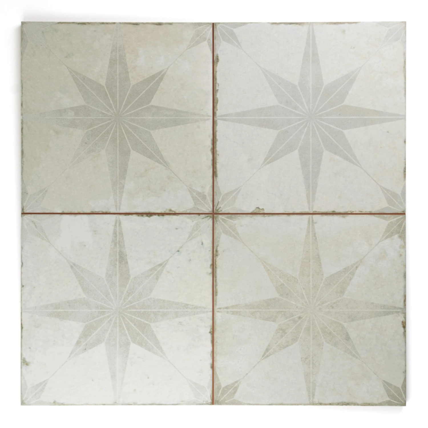 Heritage Star White Patterned Tile 1 Heritage Star White Patterned Tile
