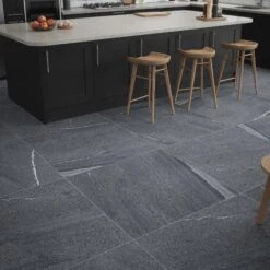 Highland Anthracite Floor Tile -Kitchen Store Highland Anthracite 04