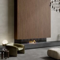 Kinfolk Walnut Slat Wood Wall Tile -Kitchen Store Japandi Walnut 02