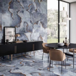 Jewel Onyx Blue Tile -Kitchen Store Jewel Onyx Blue 04