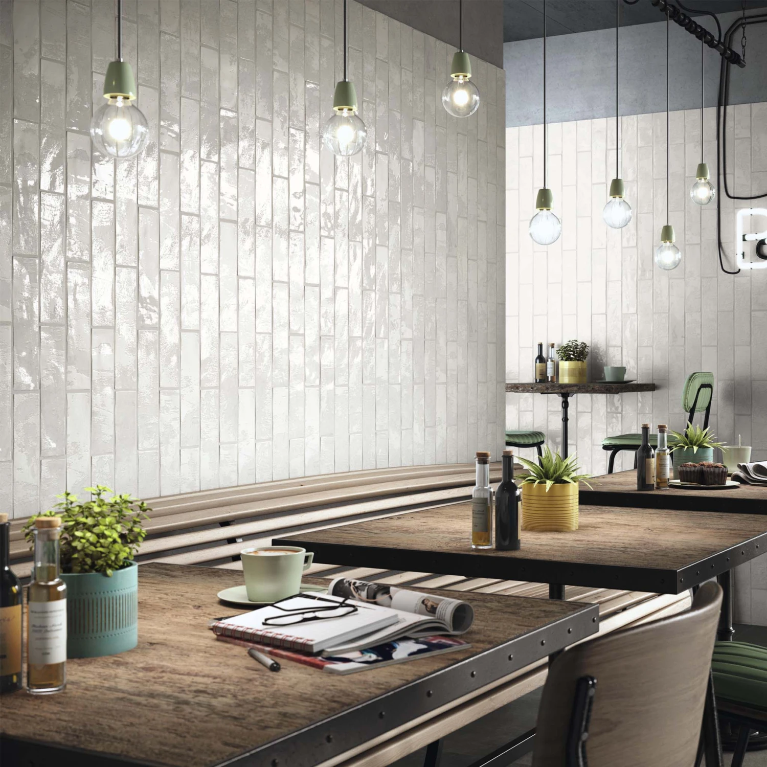 Lexi White Wall Tile 2 Lexi White Wall Tile - Image 2