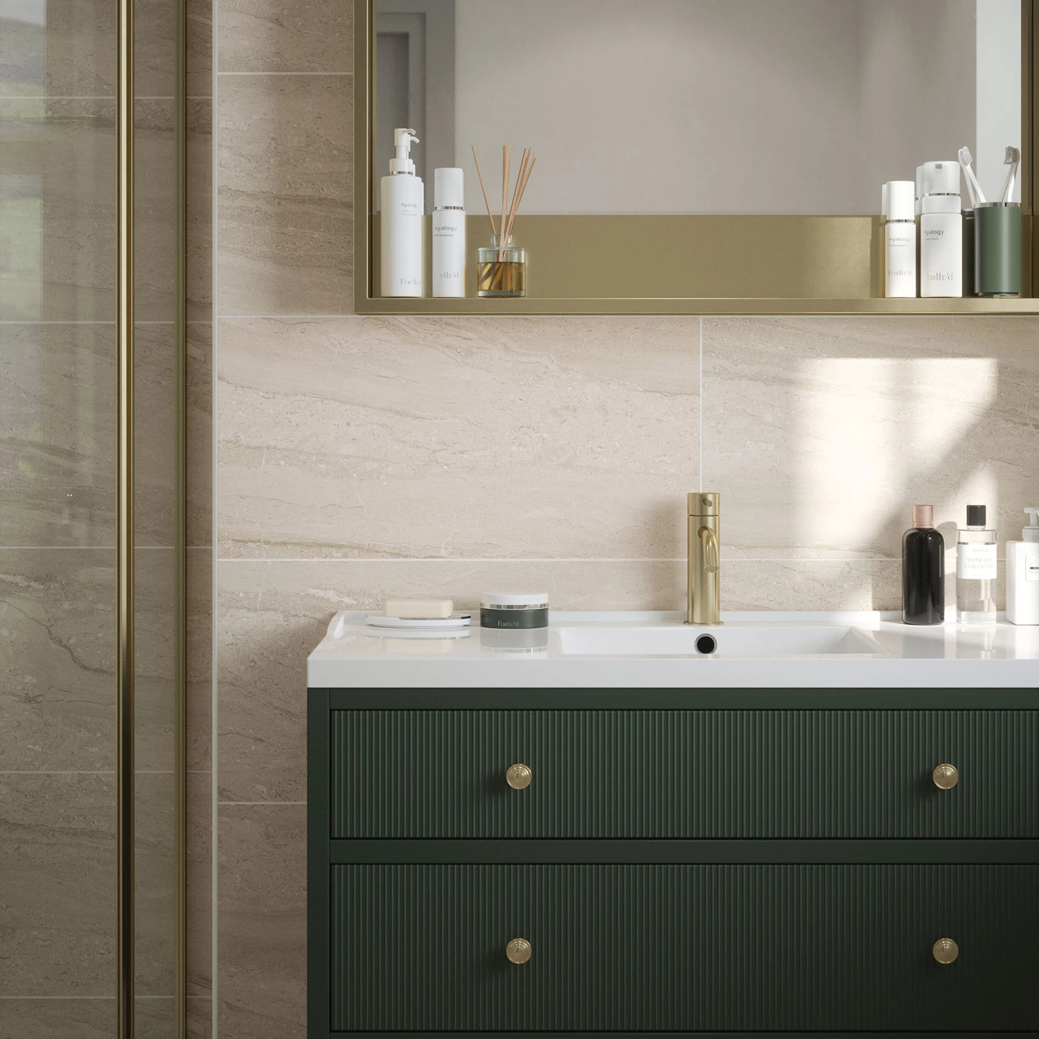 Lucia Beige Matt Wall Tile 1 Lucia Beige Matt Wall Tile