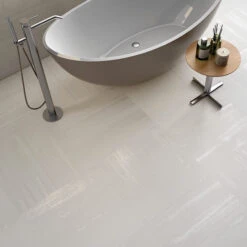 Lumina White Floor Tile -Kitchen Store LuminaWhiteTile