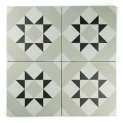 Melville Grey Patterned Tile