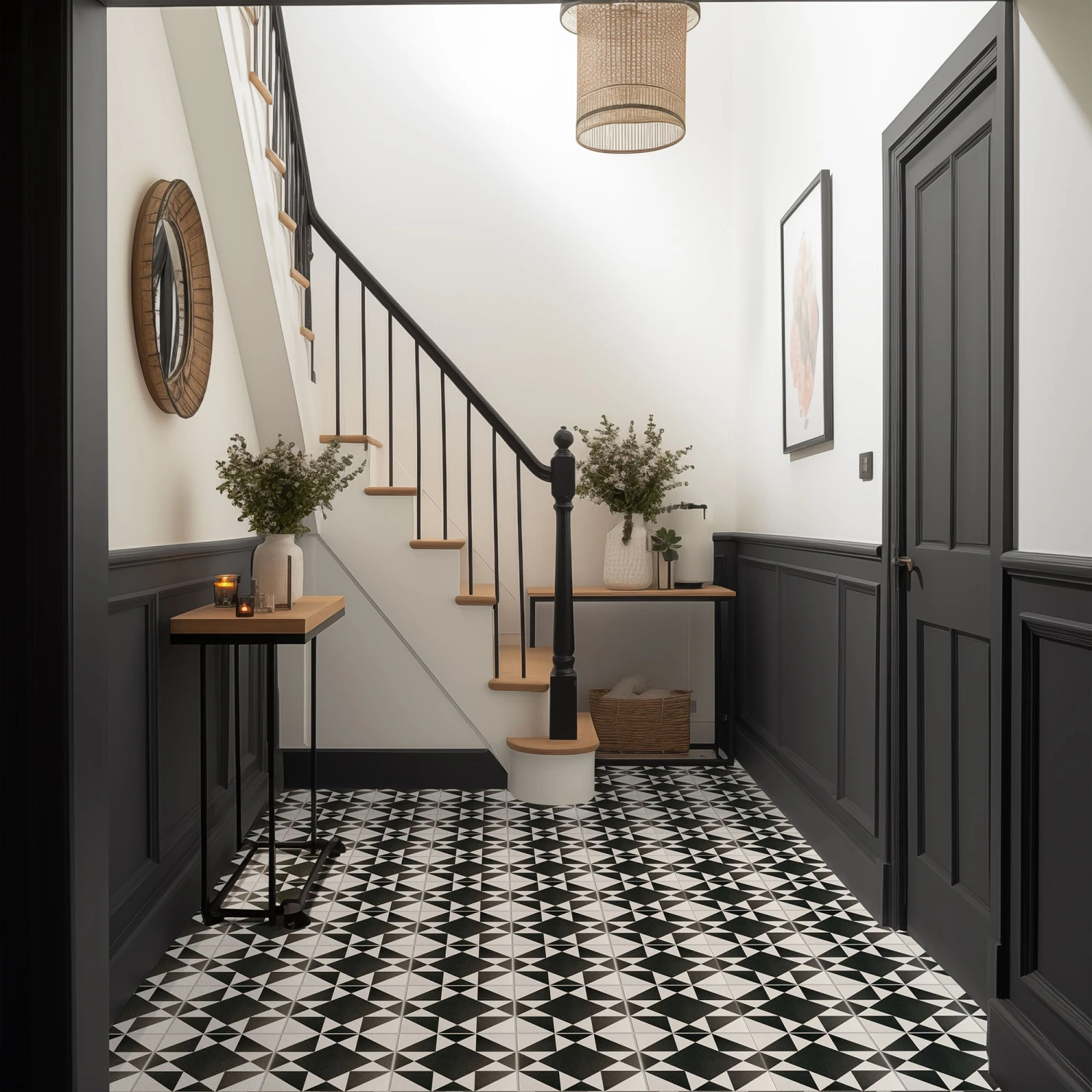 Melville White Patterned Tile 2 Melville White Patterned Tile - Image 2