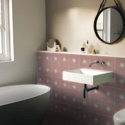 Aurora Pink Patterned Tile 6 Aurora Pink Patterned Tile -Kitchen Store Mercury 3