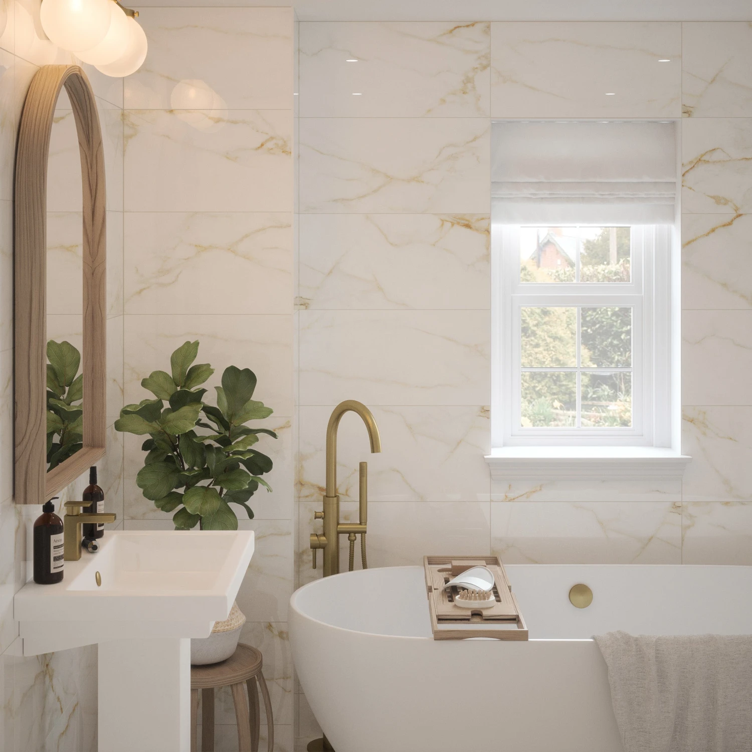 Montana White Gloss Wall Tile 1 Montana White Gloss Wall Tile