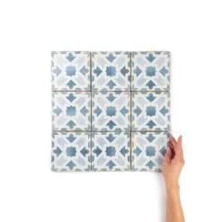 Moorish Azul Patterned Tile 9 Moorish Azul Patterned Tile -Kitchen Store Moorish Azul 01
