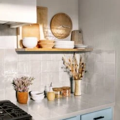 Nancy White Wall Tile 6 Nancy White Wall Tile -Kitchen Store Nancy White 02