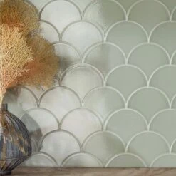 Newlyn Sage Wall Tile -Kitchen Store Newlyn Sage 01