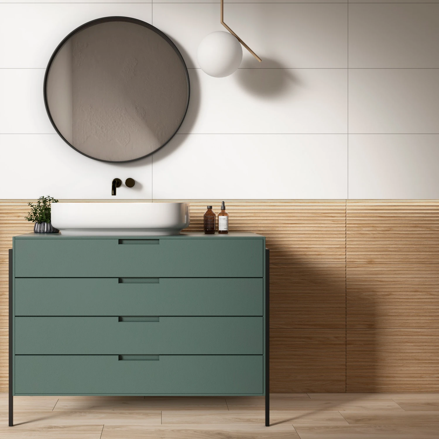 Scandi White Matt Wall Tile 2 Scandi White Matt Wall Tile - Image 2