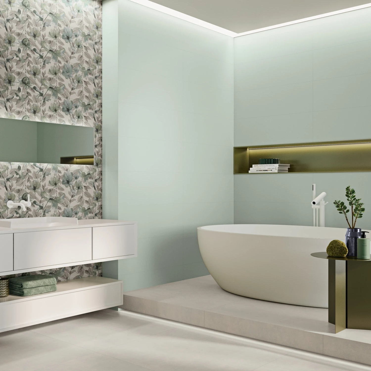 Purity Mint Wall Tile 1 Purity Mint Wall Tile