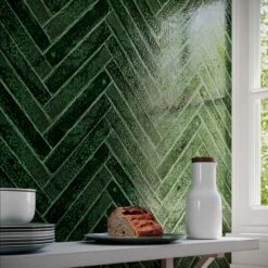 Ramona Green Wall Tile 10 Ramona Green Wall Tile -Kitchen Store Ramona Green 03