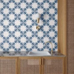 Rosetta Blue Patterned Tile 10 Rosetta Blue Patterned Tile -Kitchen Store Rosetta Blue 11