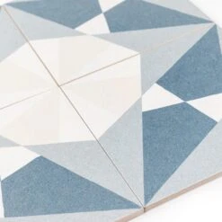Rosetta Blue Patterned Tile 11 Rosetta Blue Patterned Tile -Kitchen Store Rosetta Blue 16