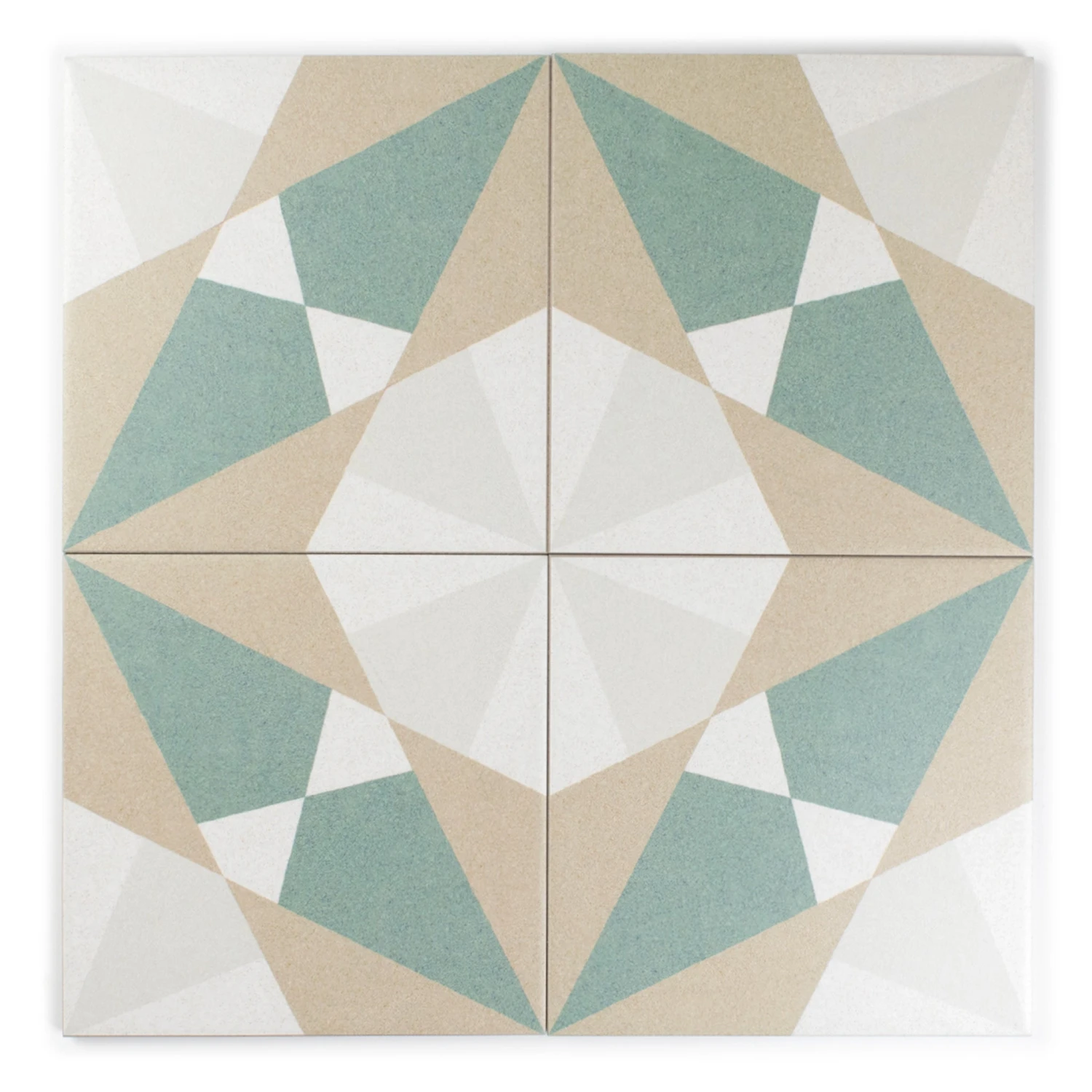 Rosetta Green Patterned Tile 1 Rosetta Green Patterned Tile
