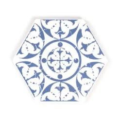 Seville Persian Blue Hexagon Tile 11 Seville Persian Blue Hexagon Tile -Kitchen Store Seville Persian Blue 06