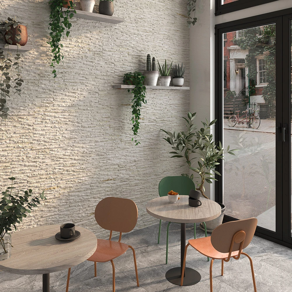 Spirit White Split Face Tile 2 Spirit White Split Face Tile - Image 2