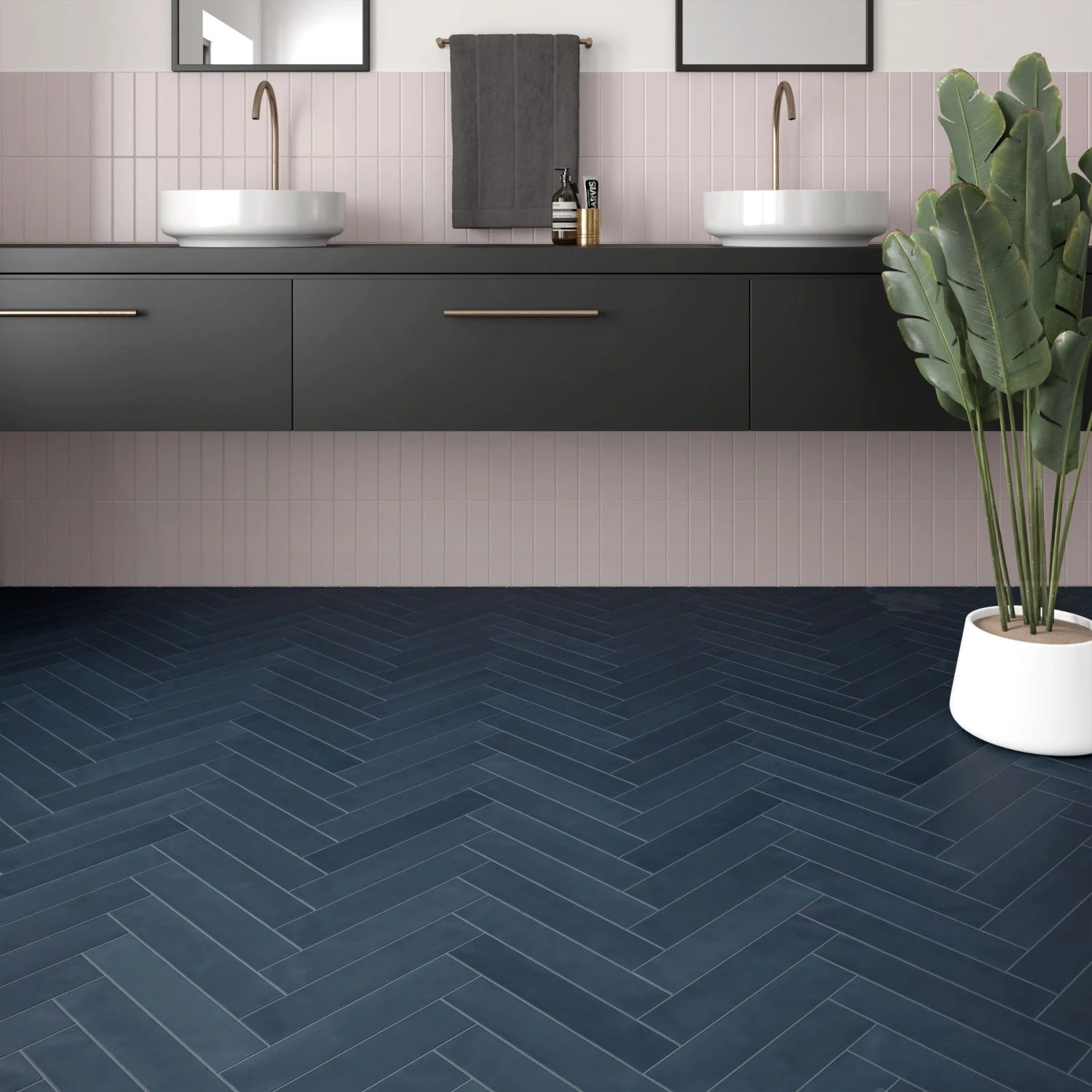 Trove Dark Blue Floor Tile 1 Trove Dark Blue Floor Tile