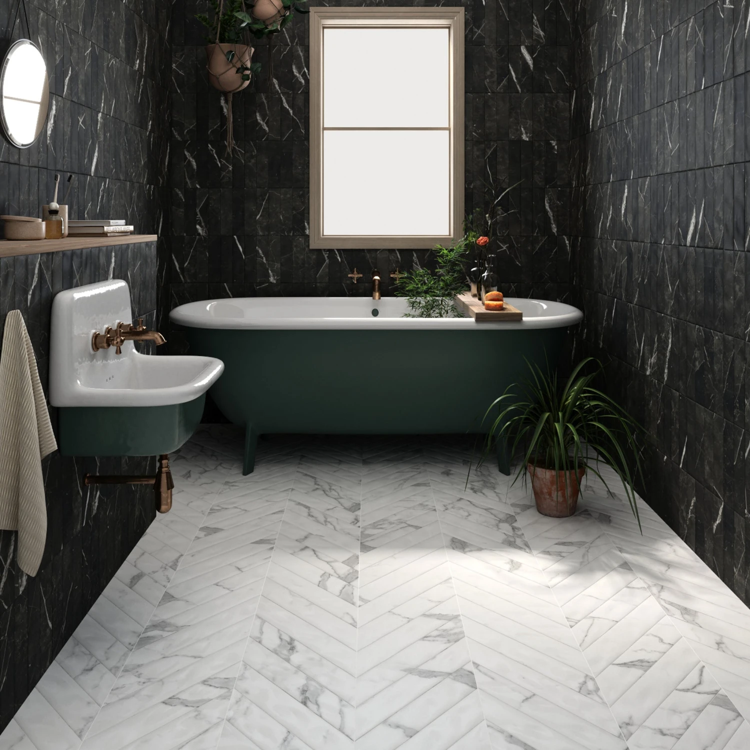 Vinci Calacatta Chevron Tiles 3 Vinci Calacatta Chevron Tiles - Image 3