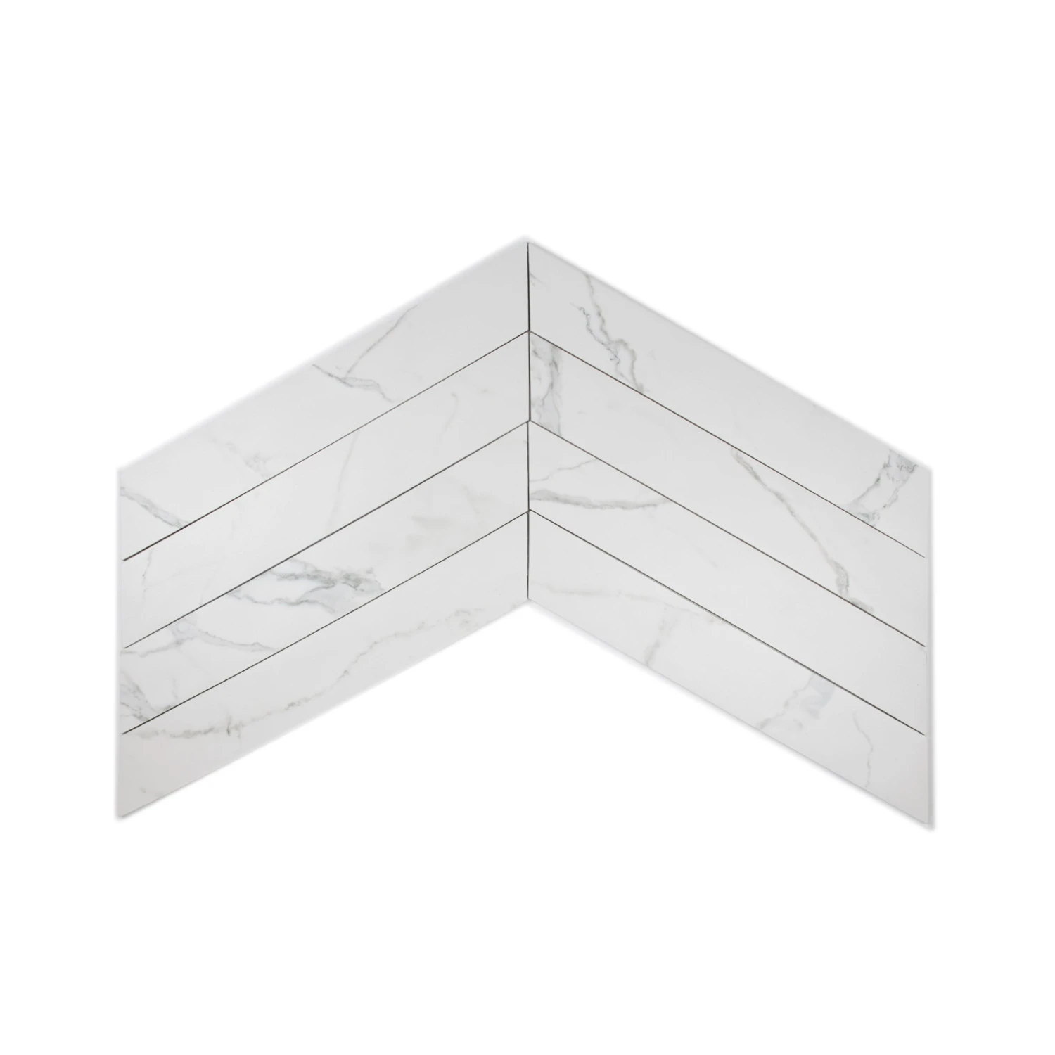 Vinci Calacatta Chevron Tiles 1 Vinci Calacatta Chevron Tiles