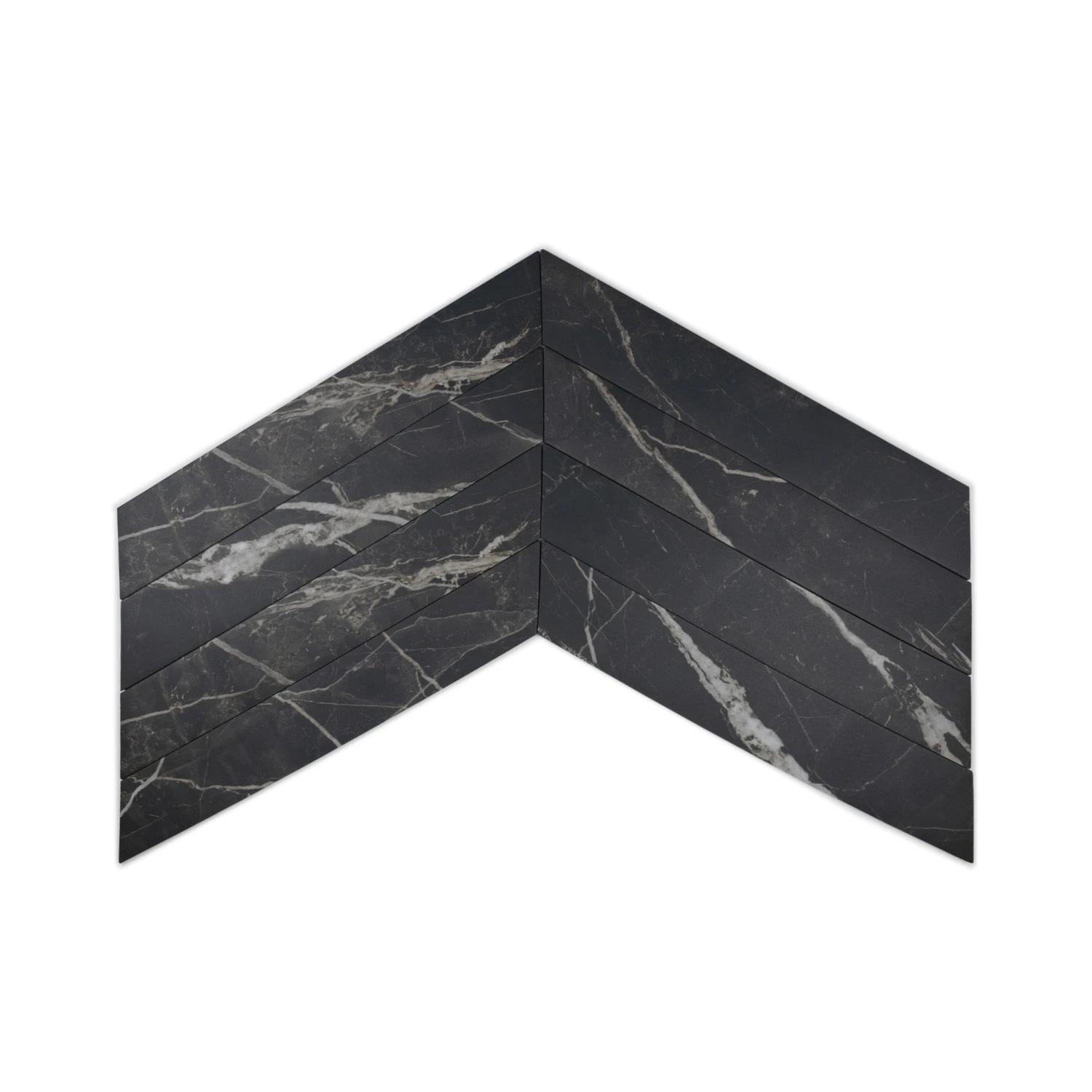 Vinci Nero Chevron Tile 1 Vinci Nero Chevron Tile