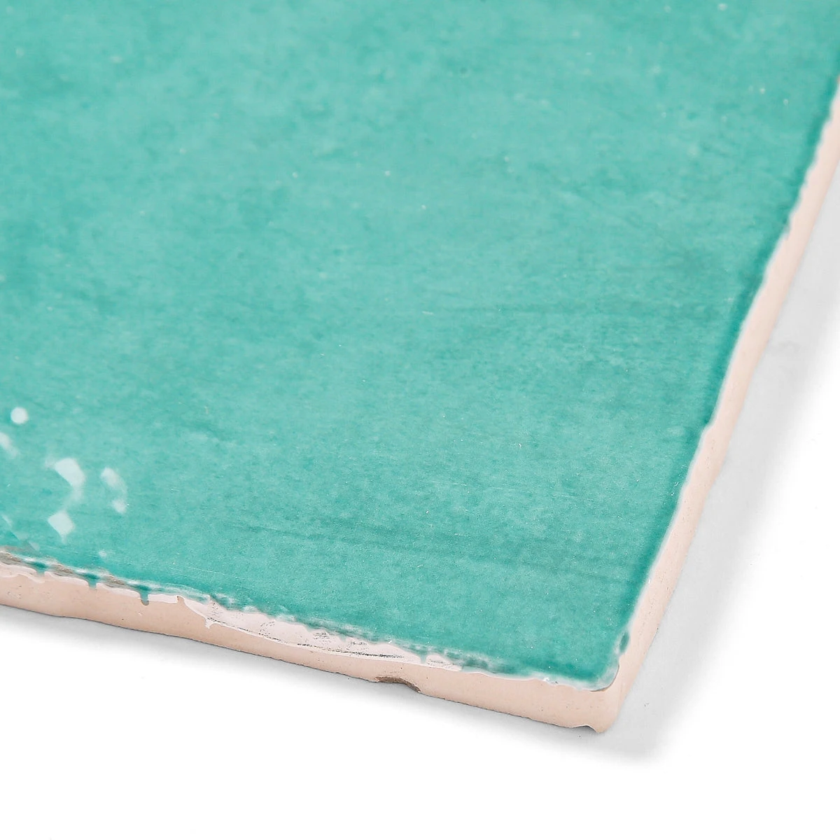 Zellige Teal Wall Tile 3 Zellige Teal Wall Tile - Image 3