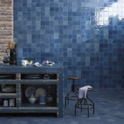 Zellige Blue Wall Tile 7 Zellige Blue Wall Tile -Kitchen Store apsobl